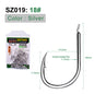 PROBEROS 500pcs  Flat Hook Jigging Slow Jig iron plate Hook High Carbon Steel Saltwater Fishing Hook Fishhook