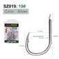 PROBEROS 500pcs  Flat Hook Jigging Slow Jig iron plate Hook High Carbon Steel Saltwater Fishing Hook Fishhook