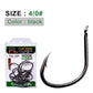 PROBEROS 50Pcs High Carbon Steel Offset Barbed Fishhooks Flat Carp Fishing Hooks Single Jigging Hooks Accessories Tackle - Proberos