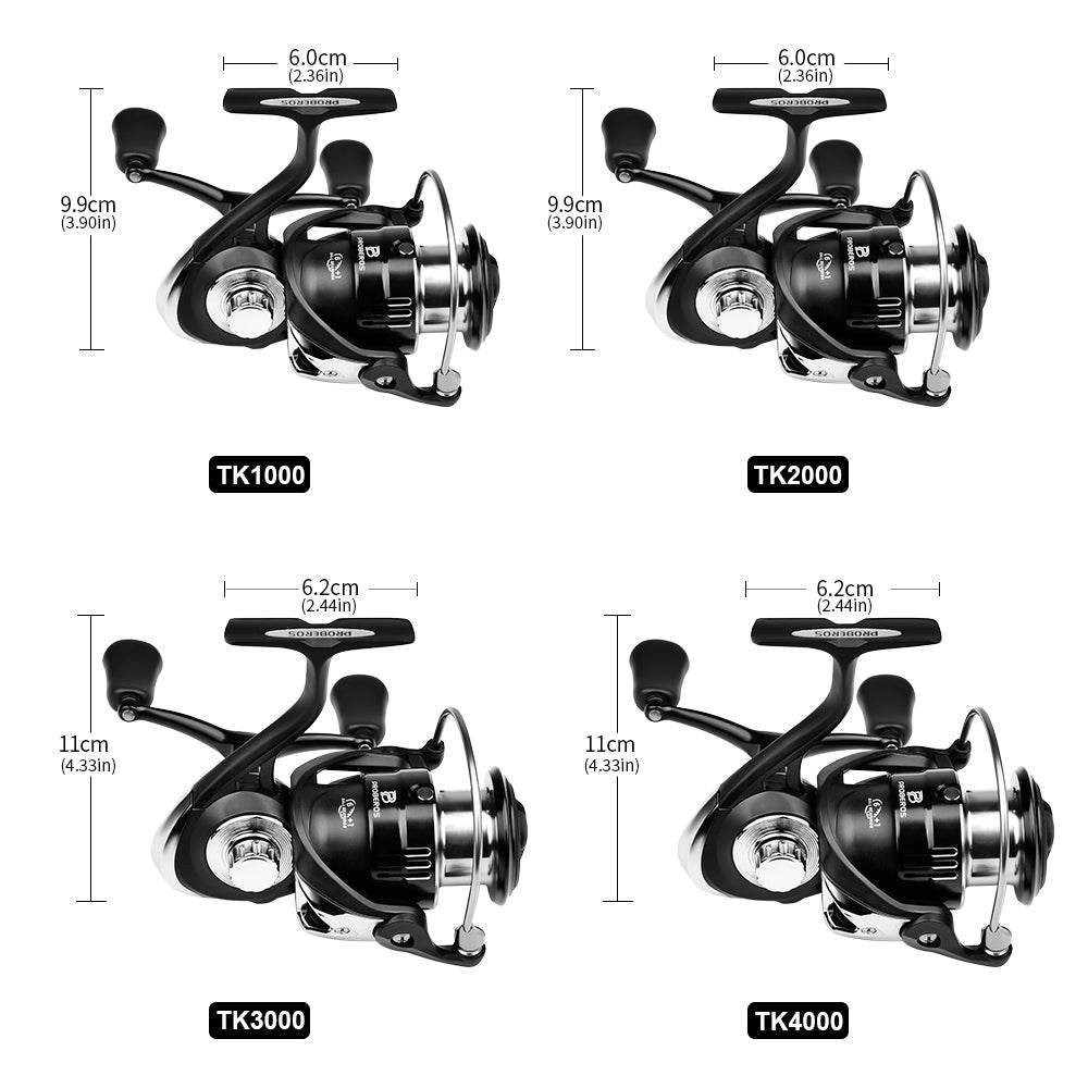 PROBEROS® AlloyCore Spinning Reel Precision Engineered for Durability, Control, and Effortless Performance - Proberos