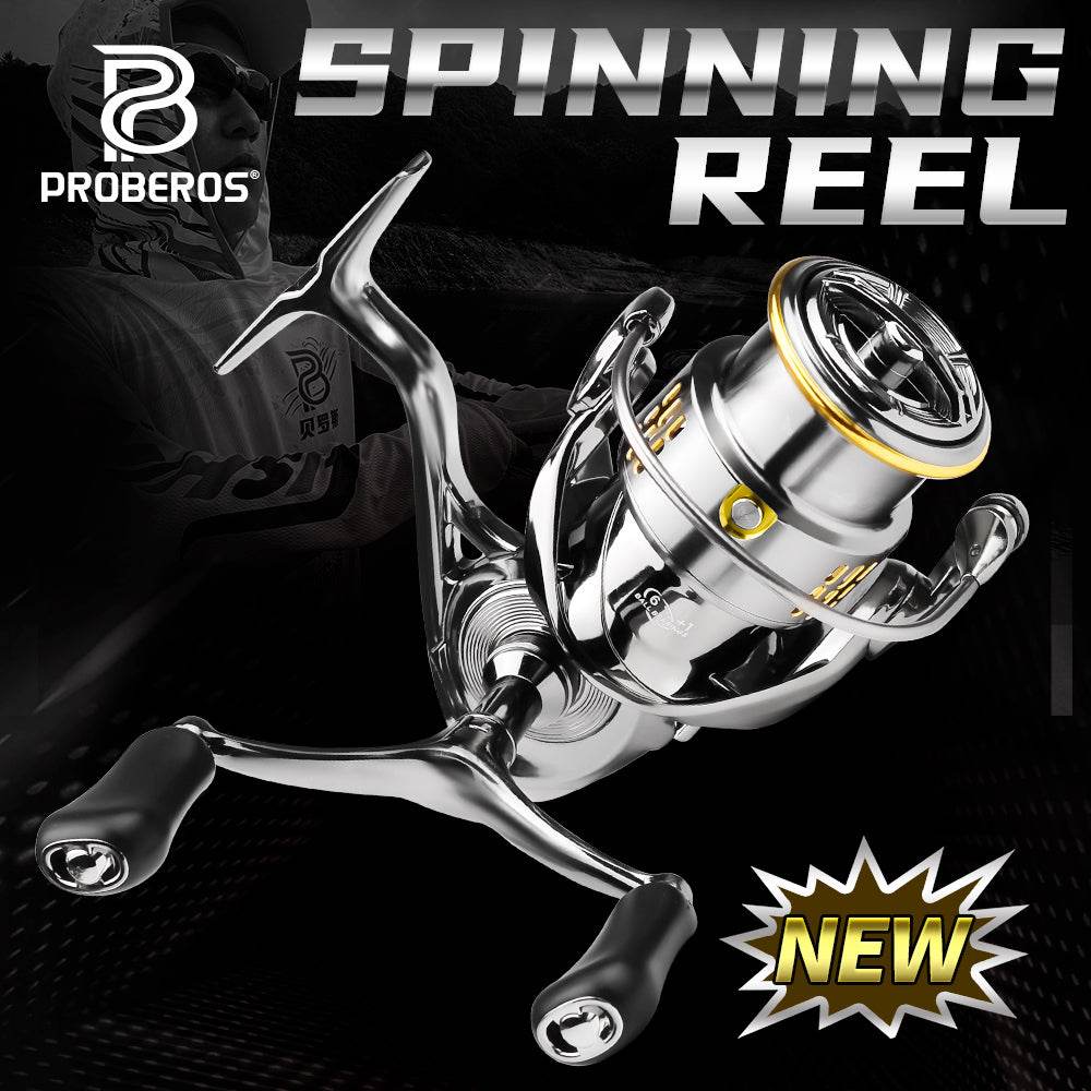 PROBEROS® AlloyForce Spinning Reel Precision Crafted for Power, Durability, and Unmatched Control - Proberos