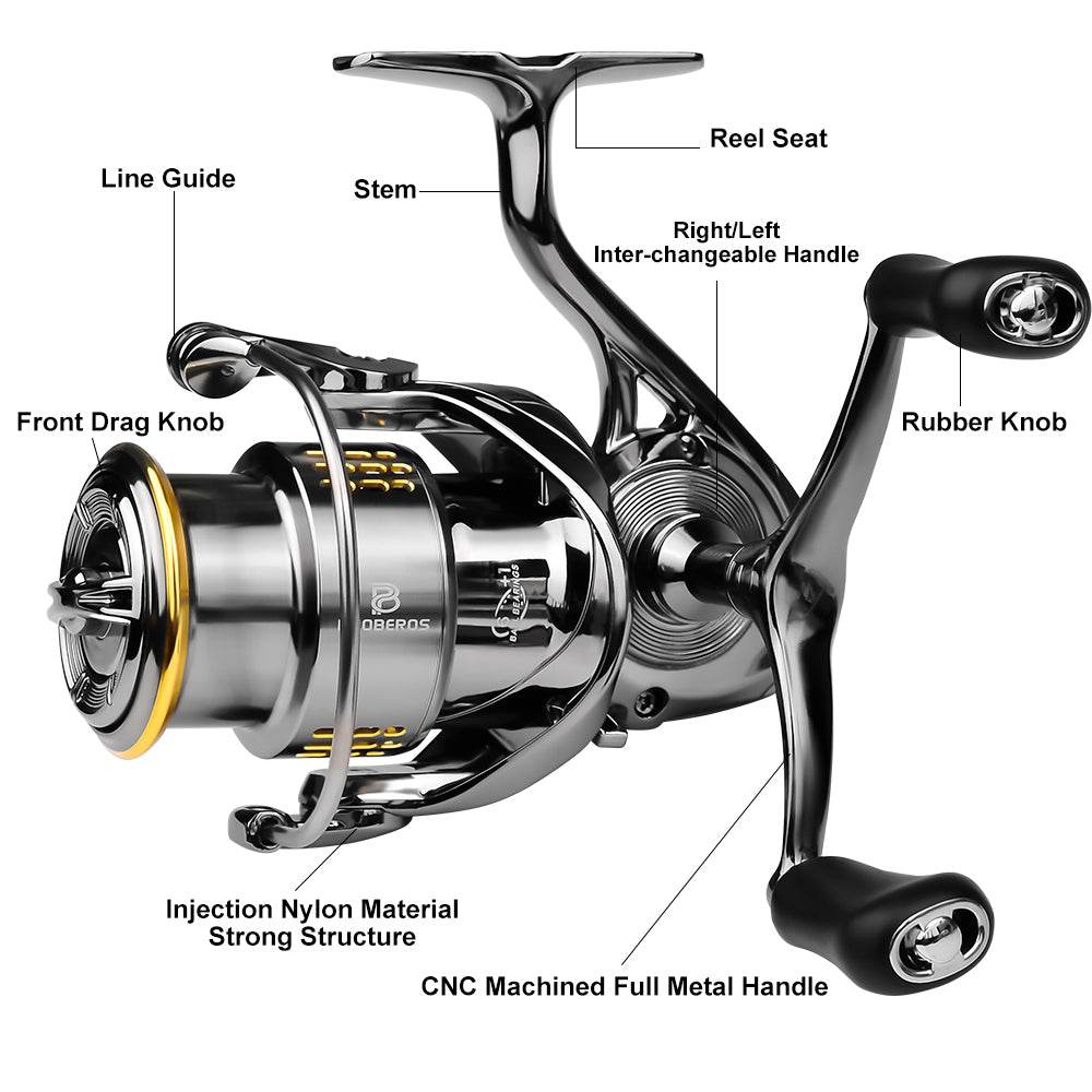 PROBEROS® AlloyForce Spinning Reel Precision Crafted for Power, Durability, and Unmatched Control - Proberos