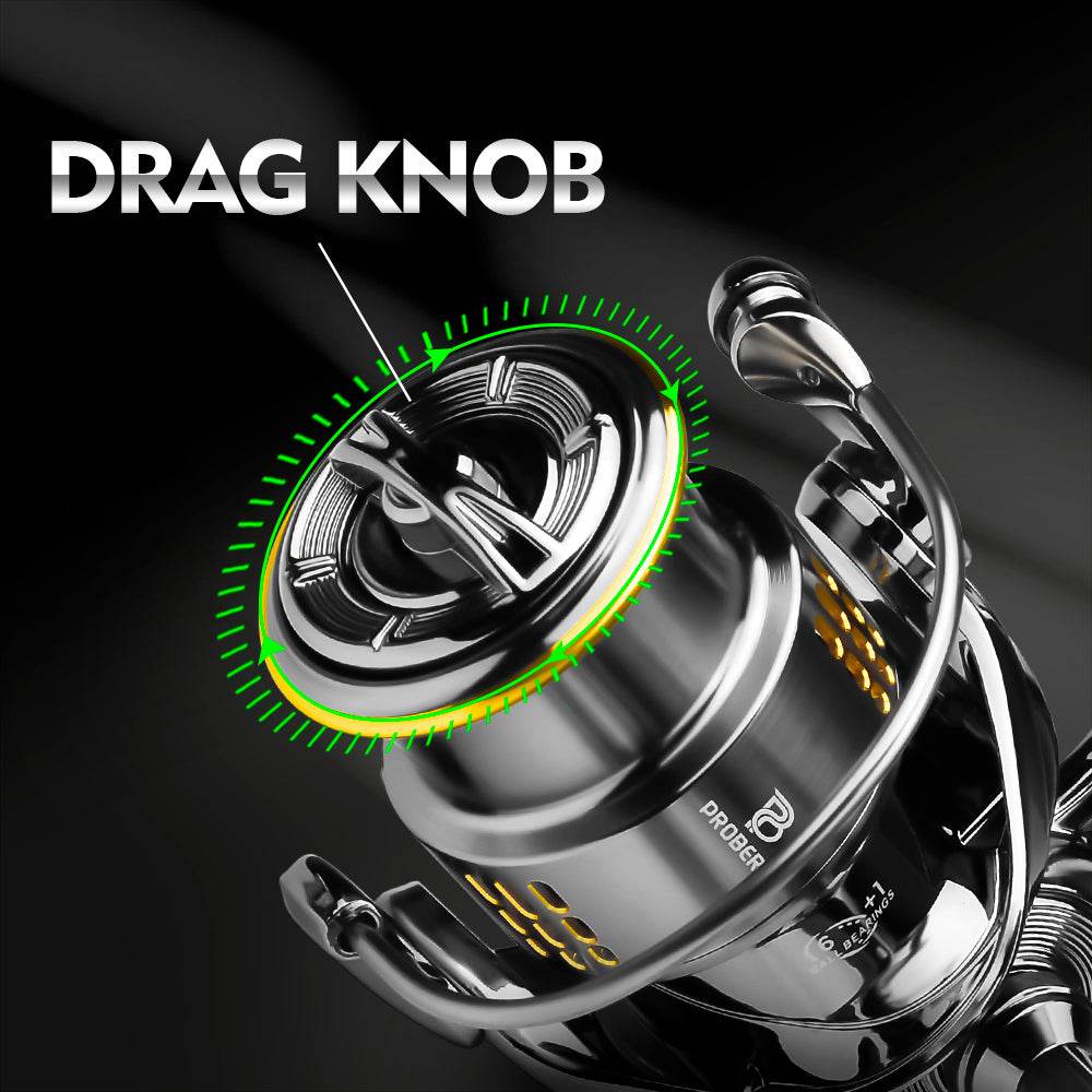 PROBEROS® AlloyForce Spinning Reel Precision Crafted for Power, Durability, and Unmatched Control - Proberos