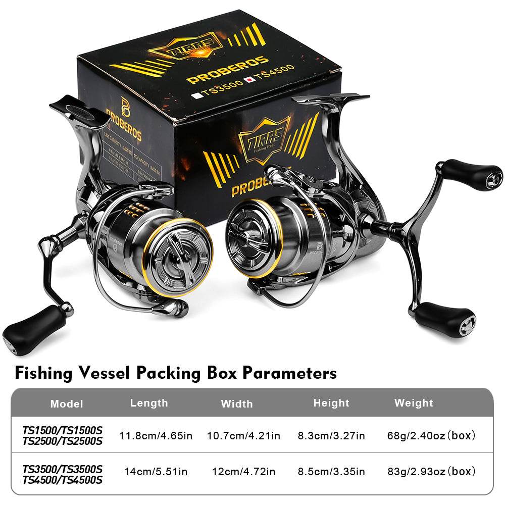 PROBEROS® AlloyForce Spinning Reel Precision Crafted for Power, Durability, and Unmatched Control - Proberos