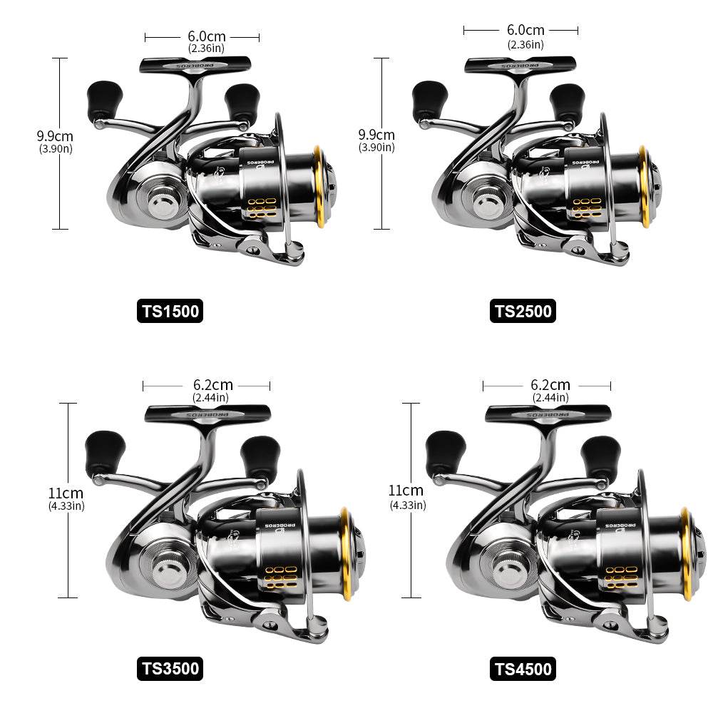 PROBEROS® AlloyForce Spinning Reel Precision Crafted for Power, Durability, and Unmatched Control - Proberos