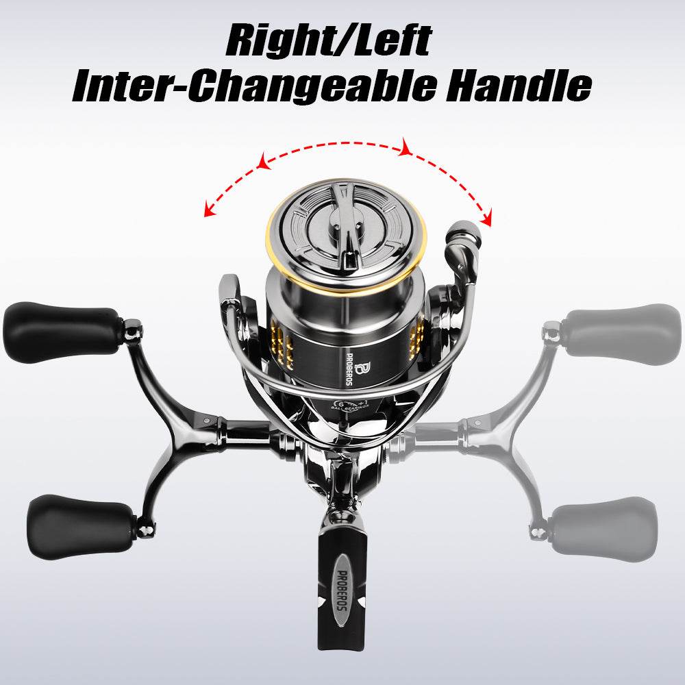 PROBEROS® AlloyForce Spinning Reel Precision Crafted for Power, Durability, and Unmatched Control - Proberos