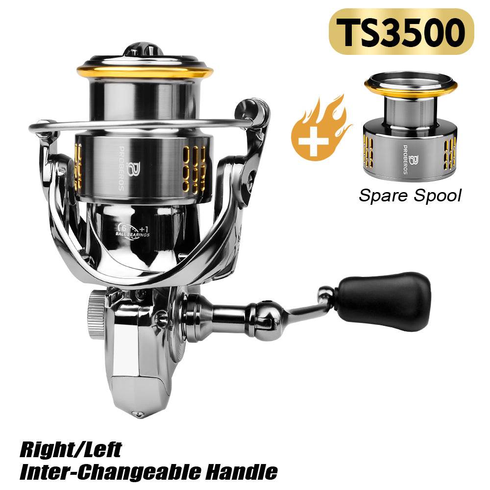 PROBEROS® AlloyForce Spinning Reel Precision Crafted for Power, Durability, and Unmatched Control - Proberos