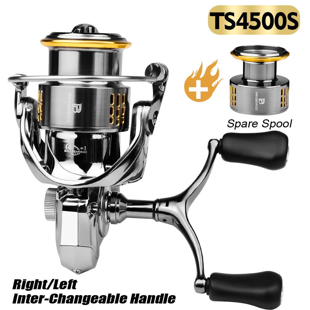 PROBEROS® AlloyForce Spinning Reel Precision Crafted for Power, Durability, and Unmatched Control - Proberos