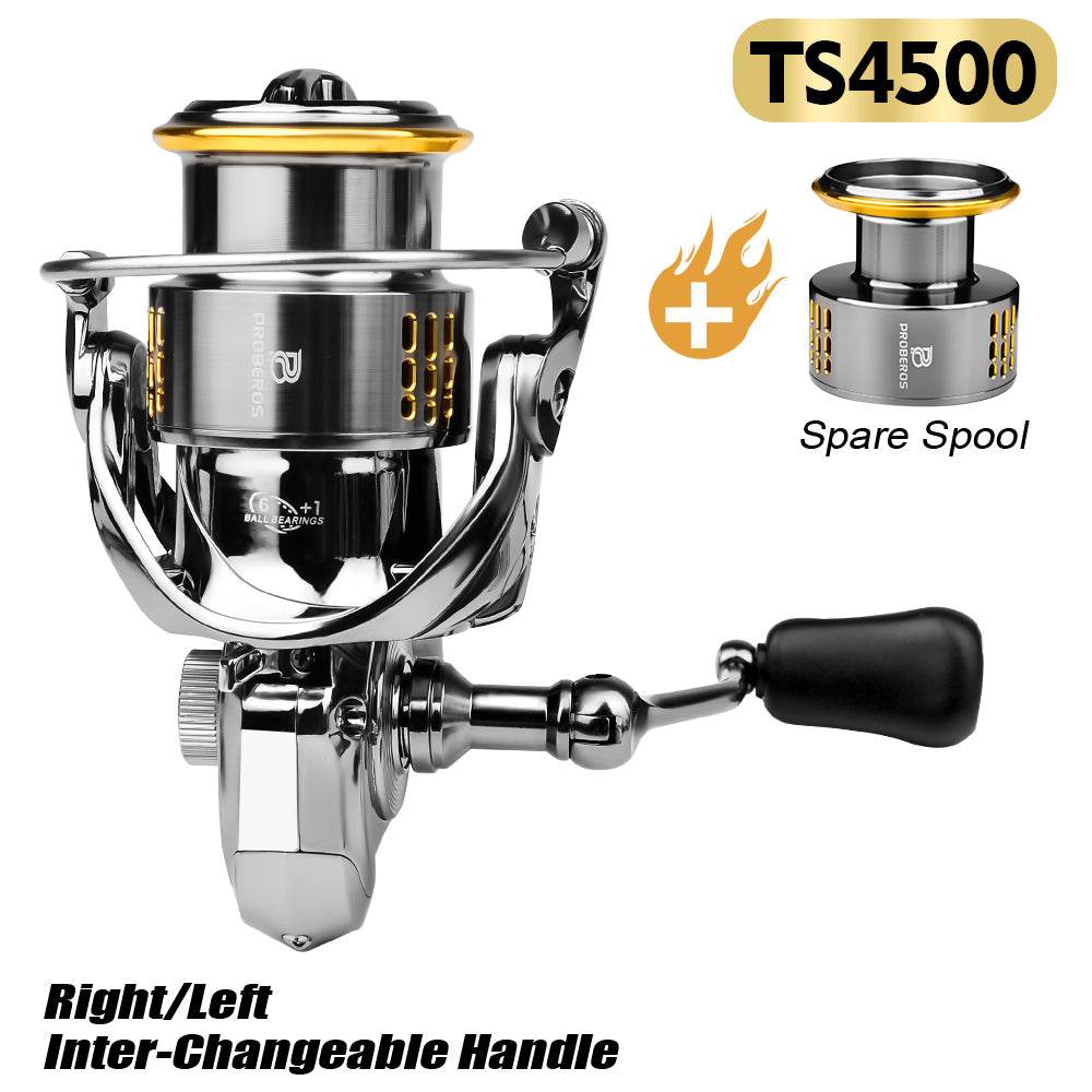 PROBEROS® AlloyForce Spinning Reel Precision Crafted for Power, Durability, and Unmatched Control - Proberos