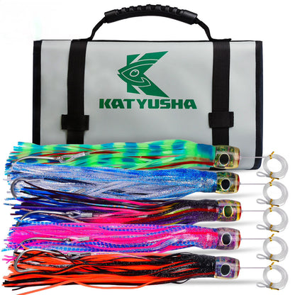 PROBEROS DW340 Trolling Lure 5 Pcs/set Saltwater for Marlin Tuna Wahoo