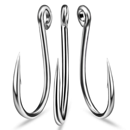 PROBEROS 5PACKAGE 20Pcs/package Crank Jig Head Fishing Hooks 1/0-5/0# Barbed Single Circle Carp Hooks High Carbon Steel Fishhooks Fishing Tackle - Proberos