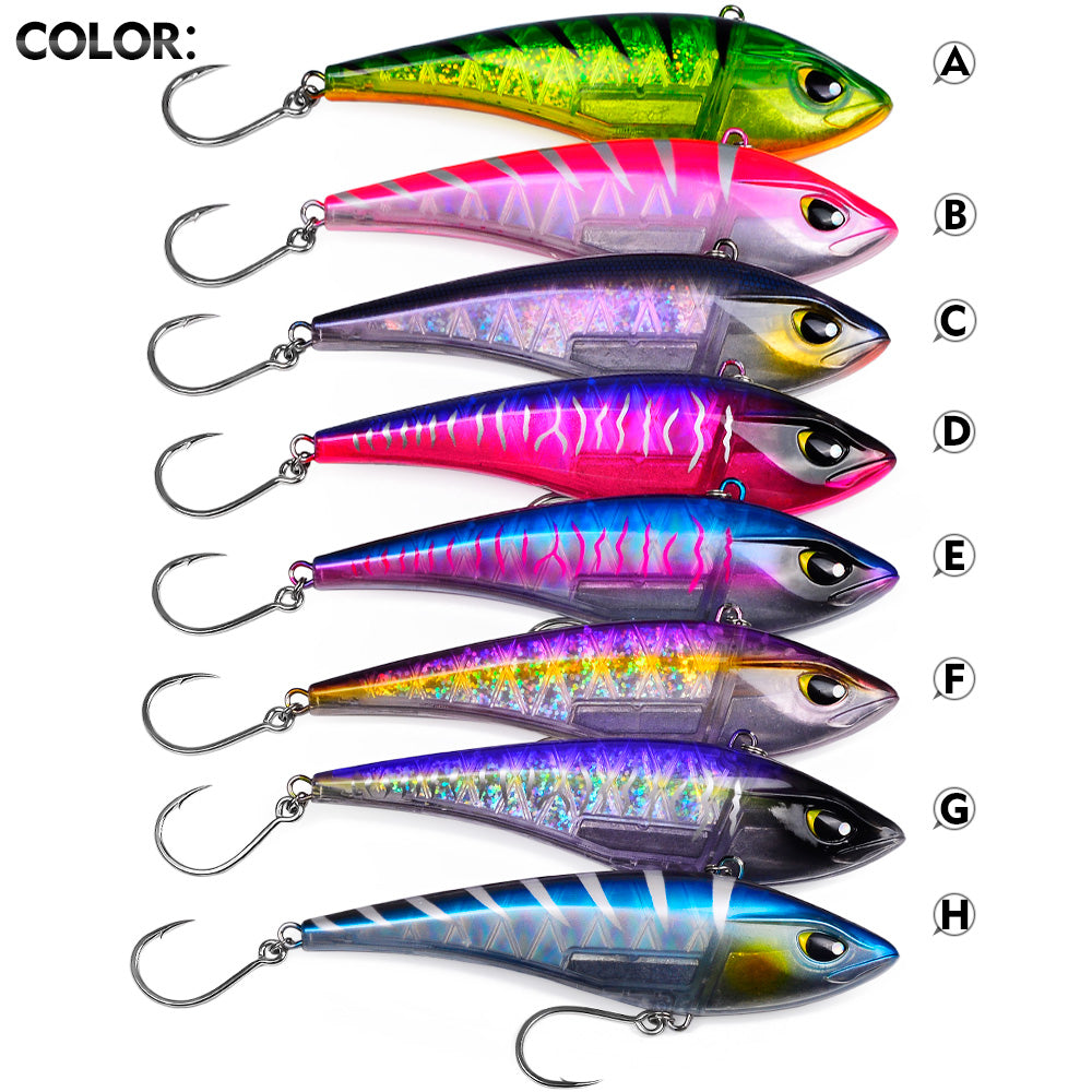 Katyusha DW660 Saltwater Offshore Trolling Bait 8 Color Options A to H