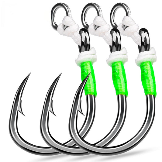 PROBEROS Assist-Haken 5/0#-10/0#, 5 Stk., mit Assist-Haken – Salzwasser