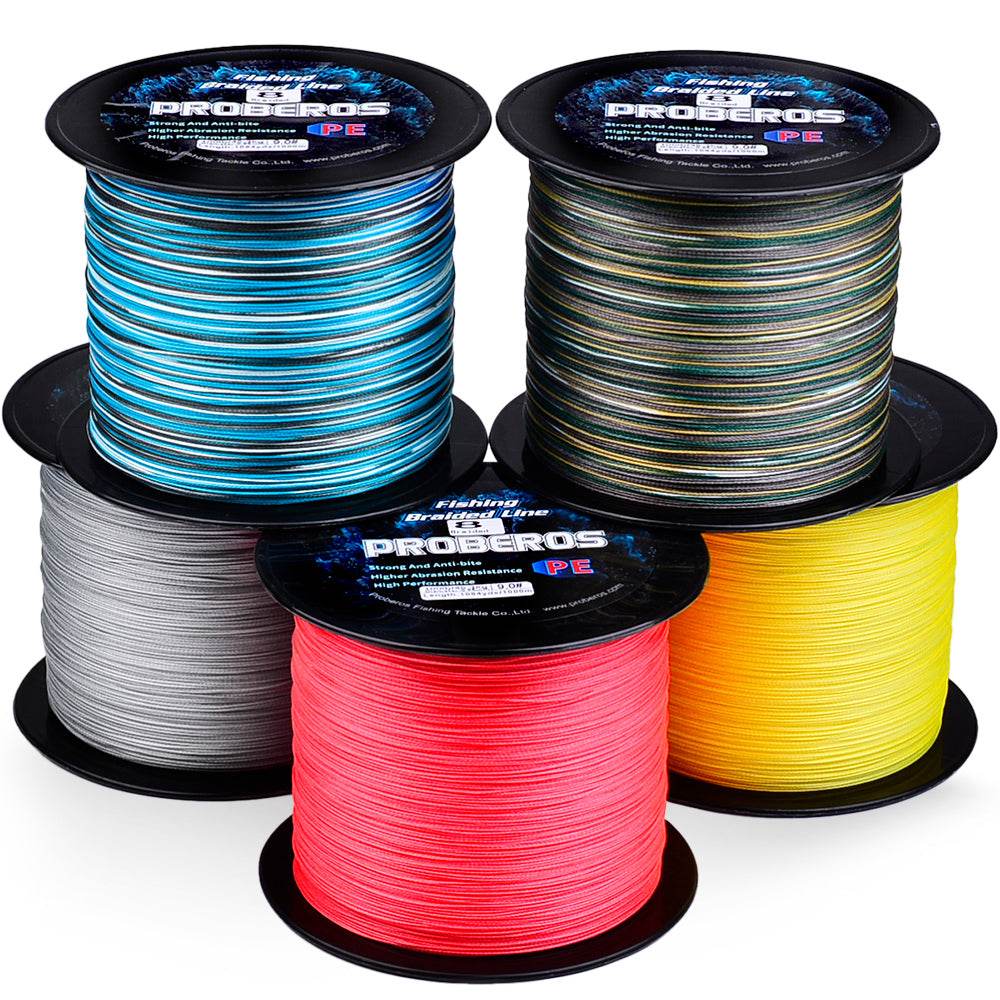 PROBEROS 2000m 8 strand braided fishing line heavy duty PE line spool