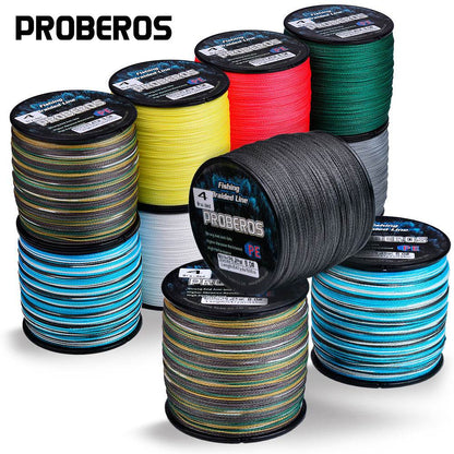 PROBEROS 500m Braided Fishing Line 4 Strand Cryo-to-Inferno Proof｜Ice Fishing to Tropical Battles - Proberos