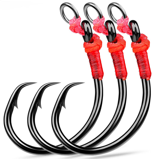 PROBEROS SZ111 Pre-Tied Jigging Assist Hooks 6/0#-10/0# 5Pcs High Tensile Saltwater Big Game