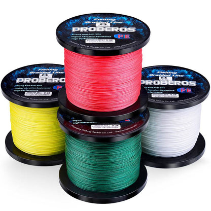 PROBEROS 500m Braided Fishing Line 8 Strand DarkEnergy Shield｜Fishing Across Ice Age, Lava Seas & Void Zones - Proberos