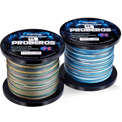 PROBEROS 8 strand ultra high strength PE weave detail view