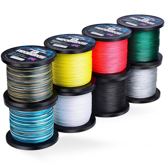 PROBEROS 8-Strand PE Braided Fishing Line 500m 10LB-100LB High Strength 8 Colors Saltwater
