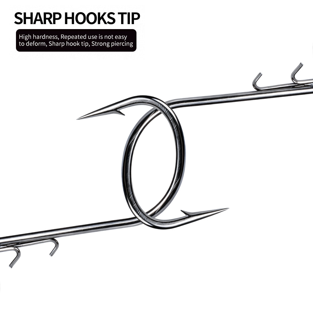 Cylinder lead head with integrated dual bait keepers for locking soft plastic lures