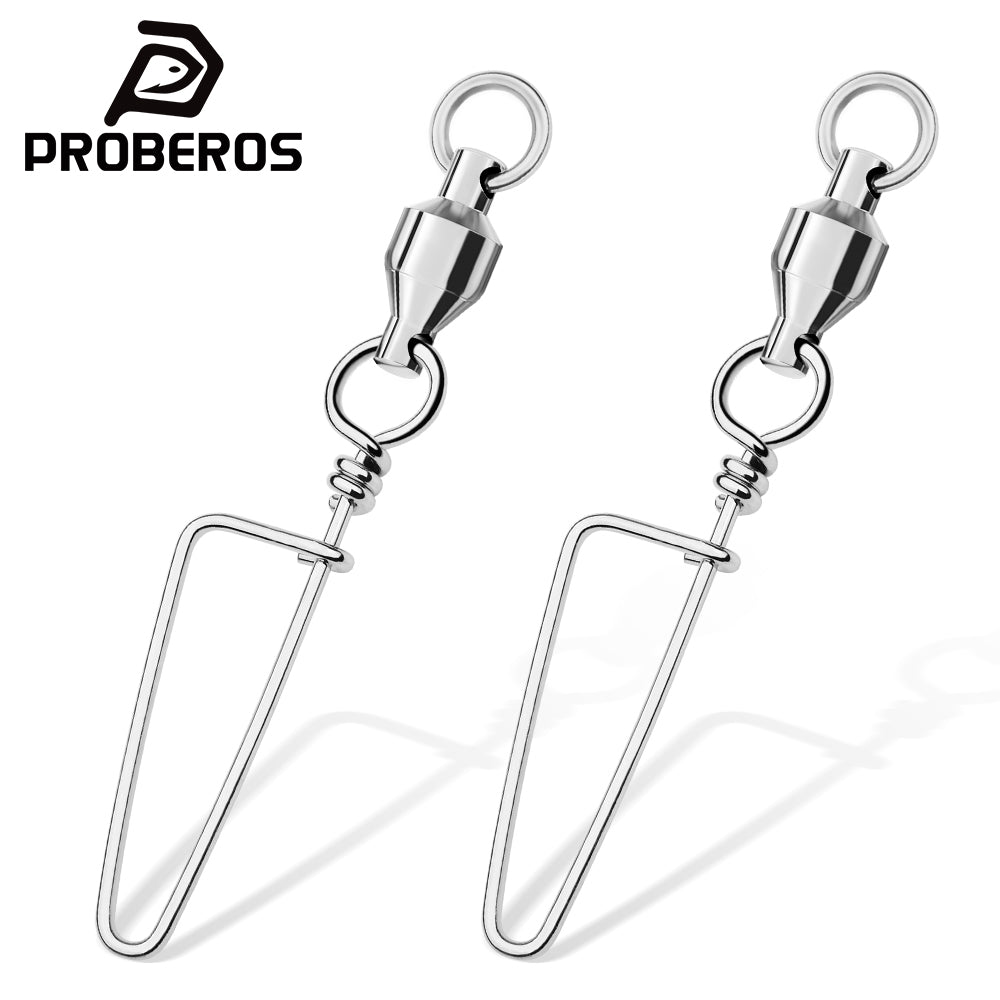 PROBEROS DAC008 Single-Headed Bearing Swivel with Arc-Shaped Snap 10Pcs