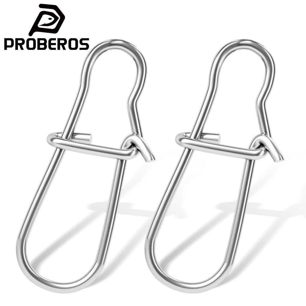 PROBEROS DAC012 Stainless Steel Enhanced Snap Lure Quick Connector 20Pcs