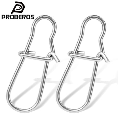 PROBEROS DAC012 Stainless Steel Enhanced Snap Lure Quick Connector 20Pcs