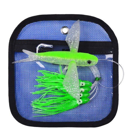 PROBEROS DW344 Flying Fish Trolling Lure Set Bionic for Mahi Sailfish Wahoo
