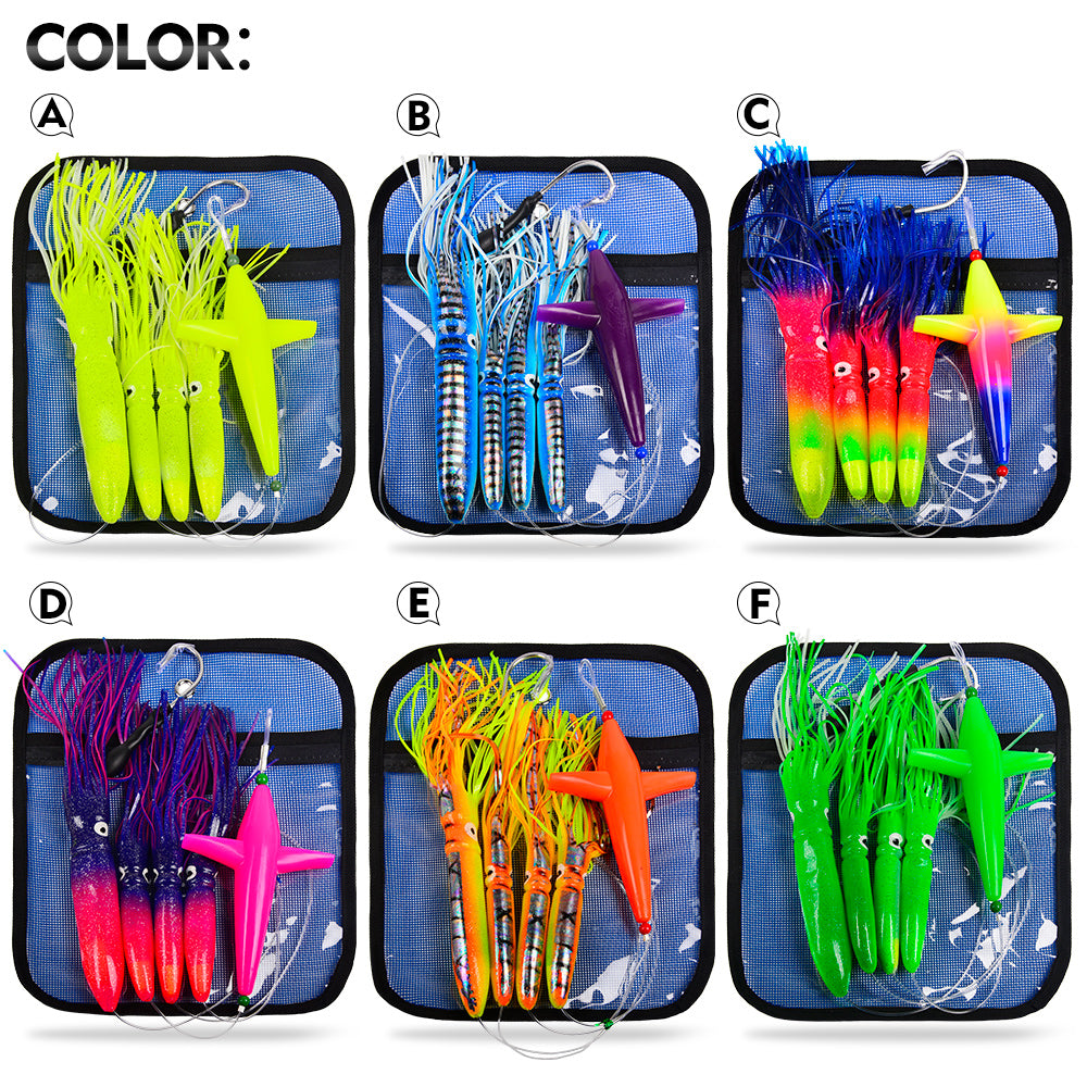 PROBEROS DW345 Trolling Lures Available in 6 Colors A B C D E F
