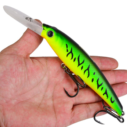 High reflective laser holographic scale pattern on PROBEROS DW612 sinking minnow lure body
