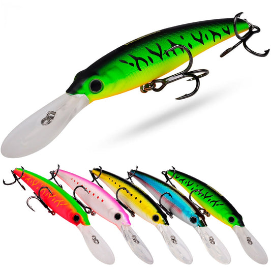 PROBEROS DW612 Minnow Wobbler 54g, Beutefisch-Dekor – Salzwasser