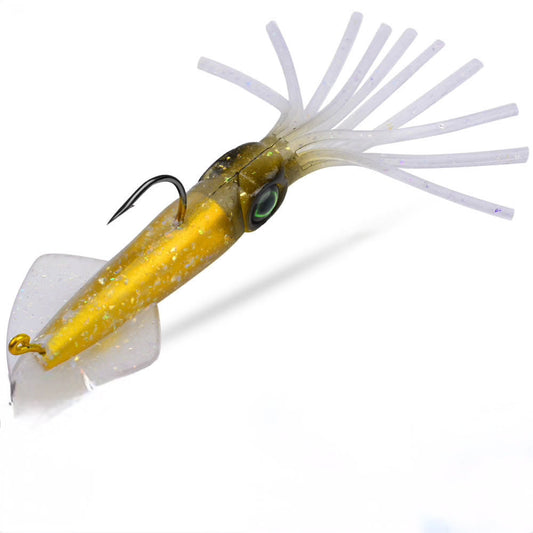 PROBEROS DW6127 Soft Plastic Lure Glow 13cm Saltwater for Squid Tuna Kingfish