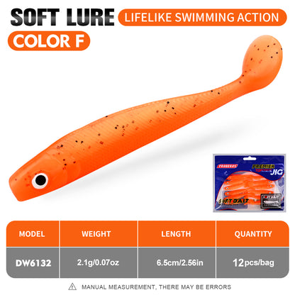 PROBEROS DW6132 Soft Swimbait Lure Color f