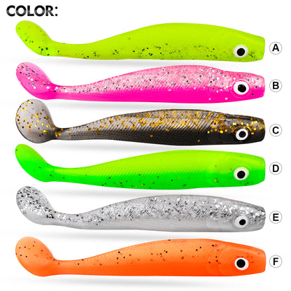 PROBEROS DW6132 Paddle Tail Soft Lures All Color Options Overview