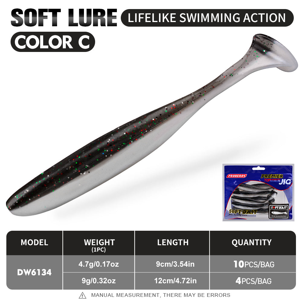 Proberos DW6134 soft paddle tail swimbait color C
