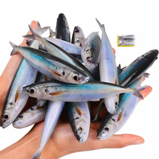 PROBEROS DW6137 Realistic Sardine Swimbait 14.5cm 33.3g 3Pcs HD Scale Print 3D Eye for Bass Redfish