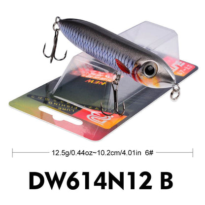 PROBEROS 5PC Top Water Pencil Lure Artificial Hard fishing Baits Wobbler Water Surface Fish Leurre 12g/10.2cm,26g/13.5cm 1PC - Proberos