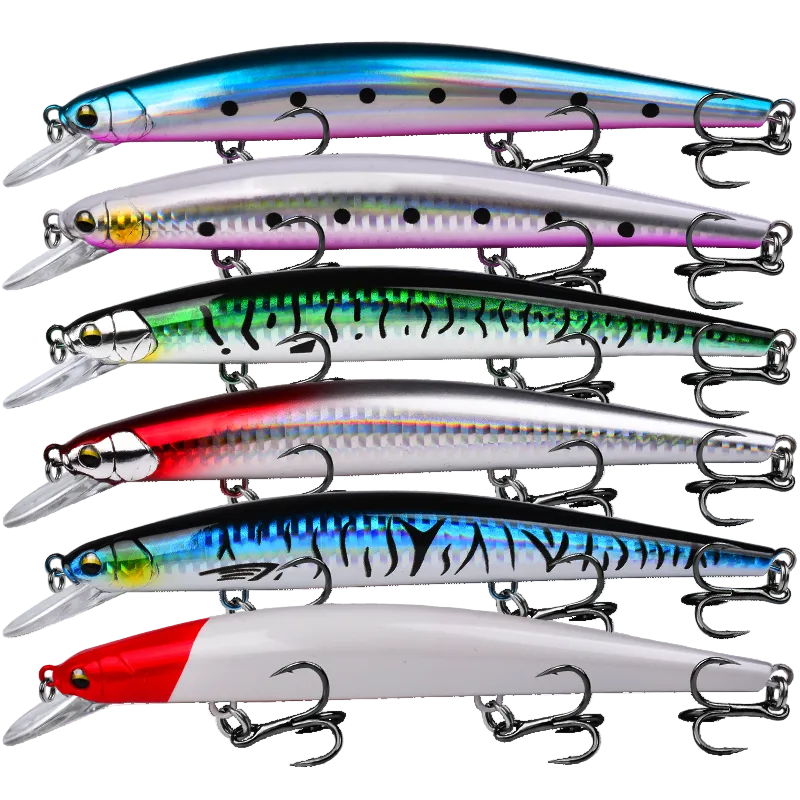 PROBEROS DW647 Minnow Lure 6 Colors Fishing Bait 24.8g