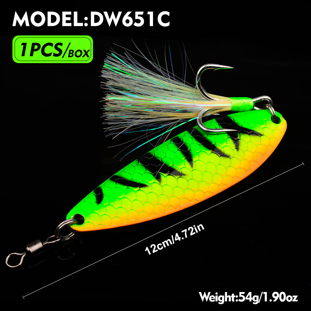 Proberos DW651 heavy spoon lure Color C