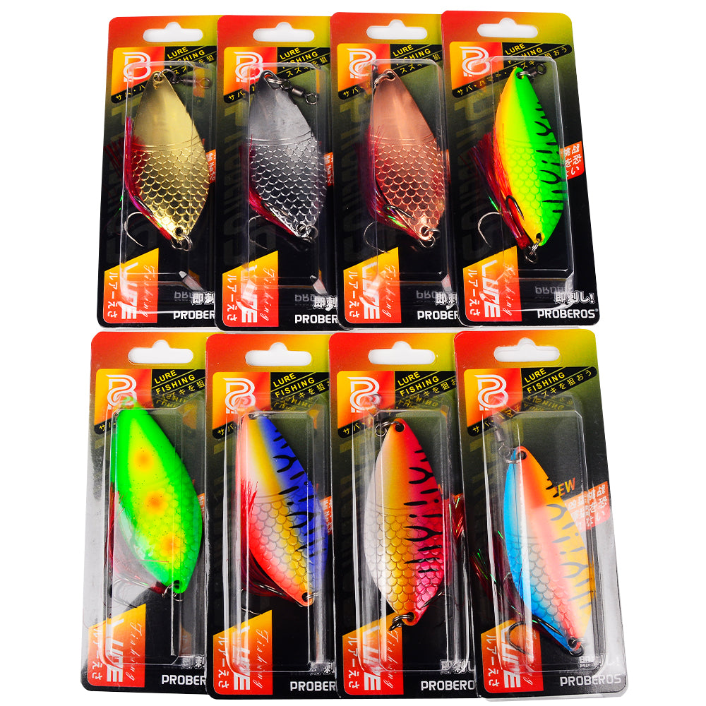 Proberos DW653 metal spoon lure 1PC single pack packaging