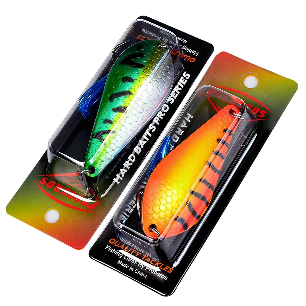 Proberos DW655 metal spoon lure 1PC single pack packaging