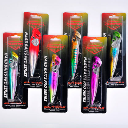 Standard 1PC per pack blister packaging for PROBEROS DW656 topwater popper lure
