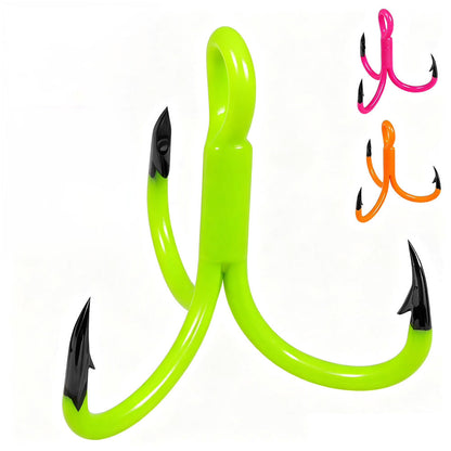PROBEROS SZ137 Treble Hooks 10#-3/0# 10 Pcs