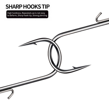 High carbon steel sharp barbed wide gap hook on PROBEROS lead jig head