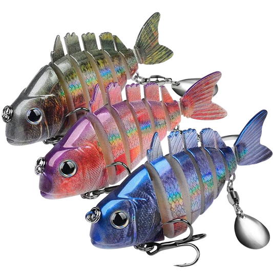 PROBEROS HS078 3PCS segmented fish lure  Swimbait  Lure Slow Sinking