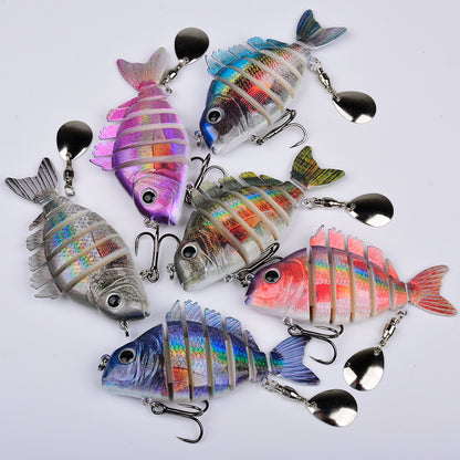 Proberos HS078 3PCS segmented fish lure  Swimbait  Lure Slow Sinking