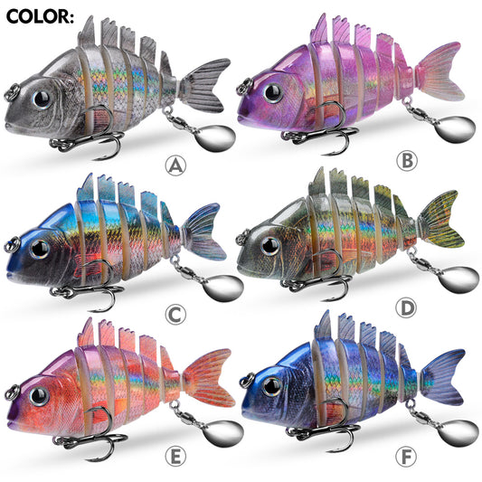 All color variants of Proberos HS078 slow sinking segmented swimbaits