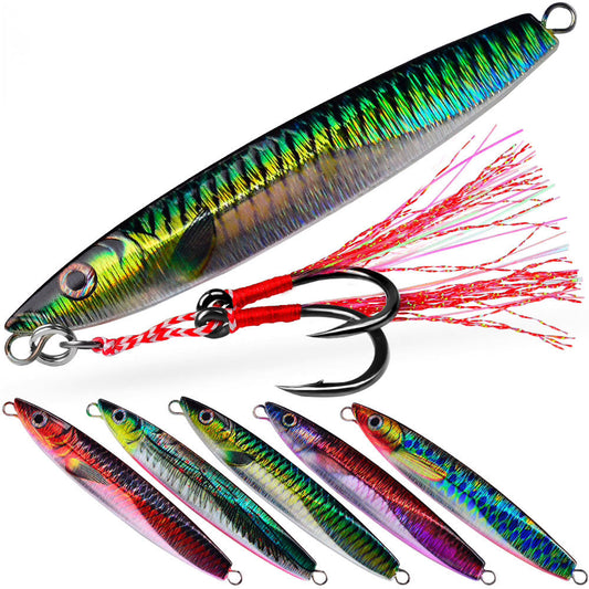 PROBEROS Jig slow jigging, con anzuelos assist, dobles anzuelos assist – agua salada