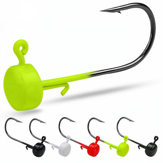 PROBEROS JIG025 Anzóis de pesca 2.8g-5g, 5 un., paddle tail, curly tail – água salgada