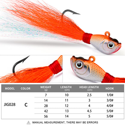 PROBEROS JIG028 sinking metal VIB lure color option [Color C]